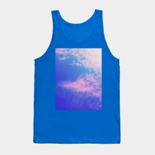 Violet Blue Sky | Pink | Clouds Photo Tank Top